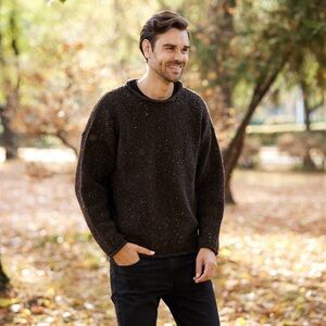 Faconnable Vintage Dark Brown Crewneck Sweater 🤎